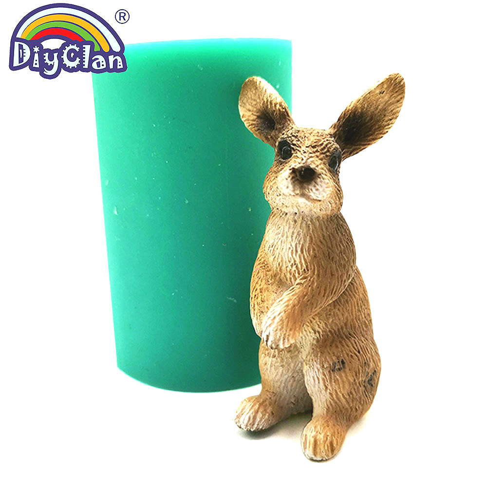 Bunny Cake Mold - 3D Mô Phỏng Thỏ Khuôn Silicon