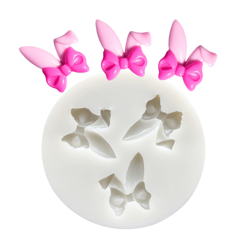 Bunny Cake Mold - Tai Thỏ Silicon Sugarcraft Công KHUÔN