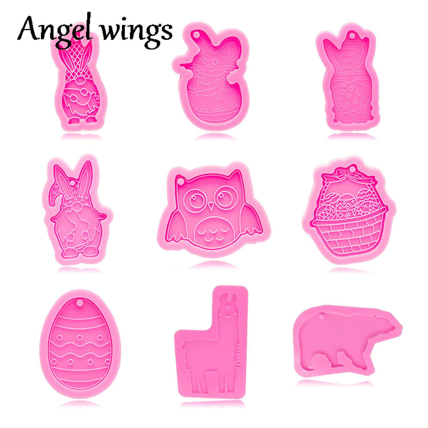 Bunny Cake Mold - DY0943 Silicone Thỏ Phục Sinh/Trứng/Cú/Gấu Khuôn,