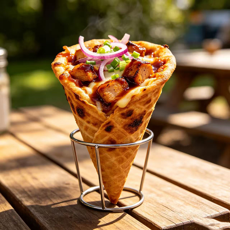 Waffle Cone Maker - Edible Coffee Cup Tea Maker Fresh