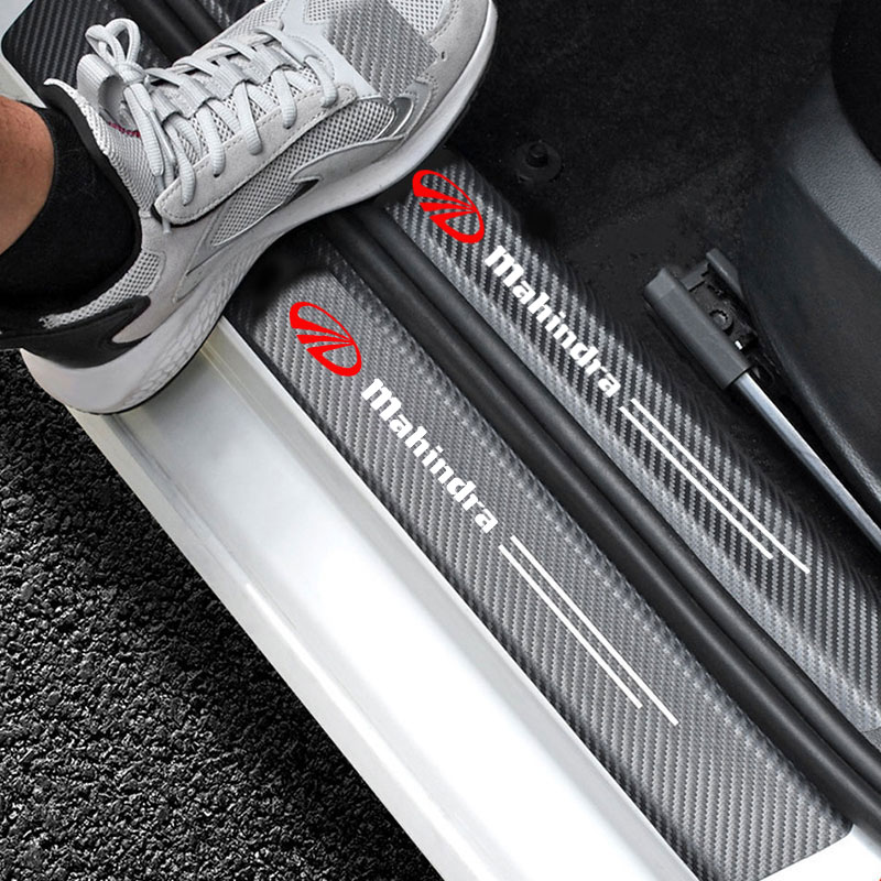 Crepe Pan Carbon - Car Door Protector Plate Stickers Sill