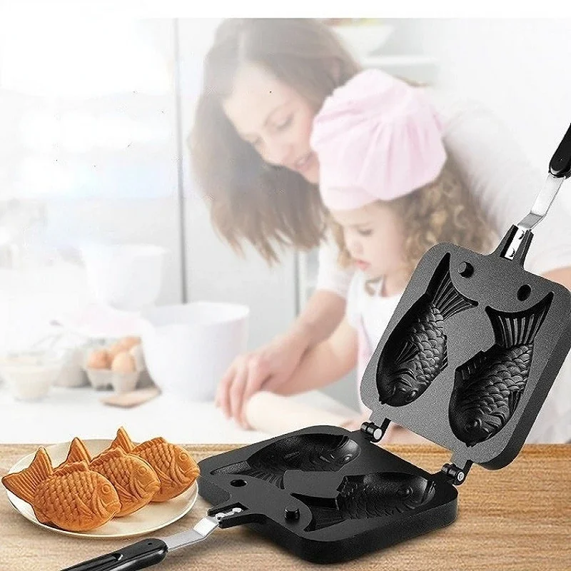 Egg Waffle Pan - Nhà Bếp Nhật Bản Taiyaki Cá