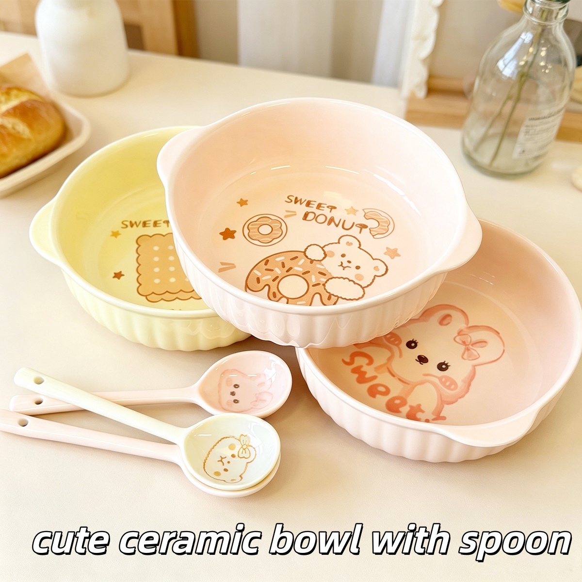 7.5 Inch Cute Cartoon Bear Rab - đánh giá và giá Dim Sum Basket