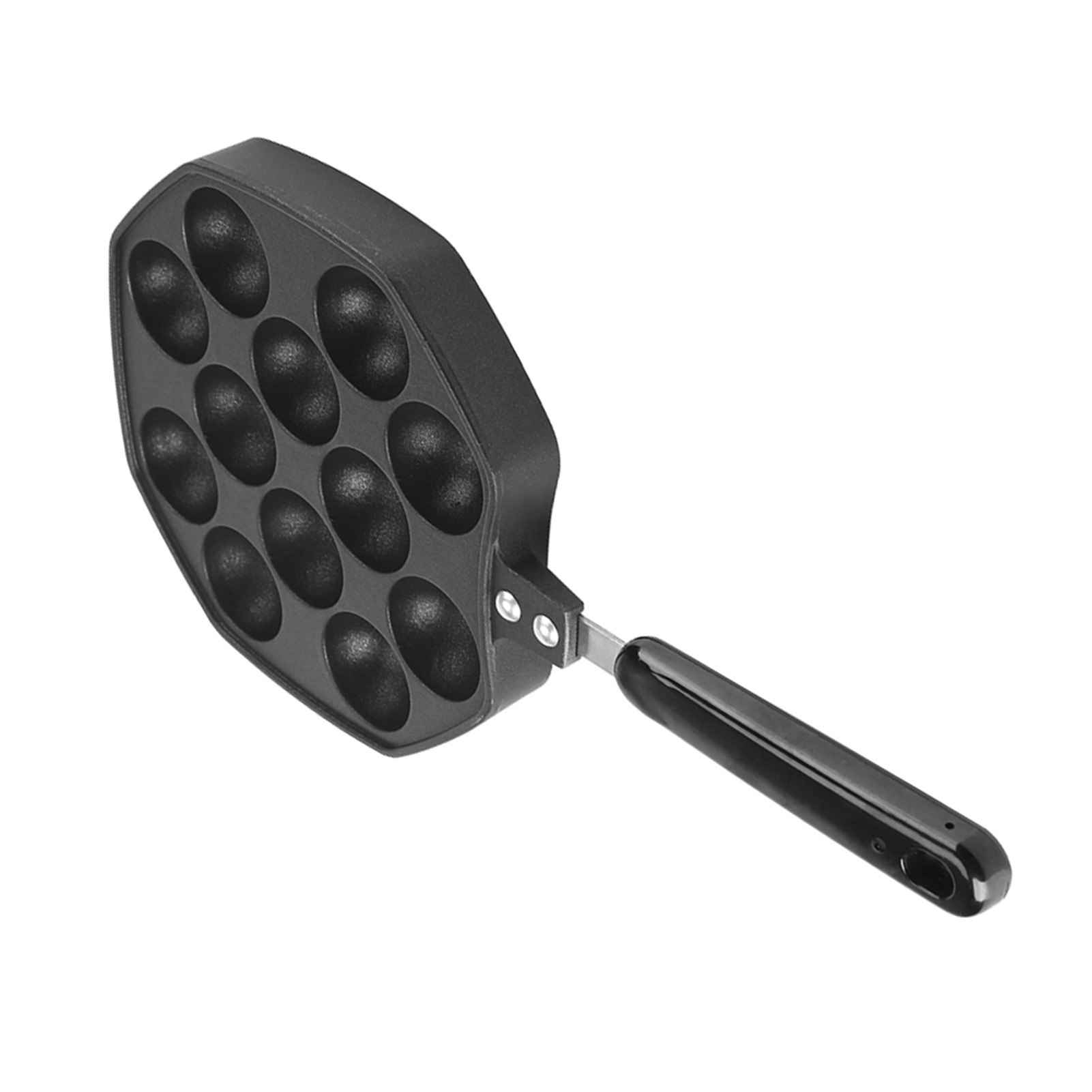 12 Cavities Aluminum NOn stick - đánh giá và giá Takoyaki Grill Plate