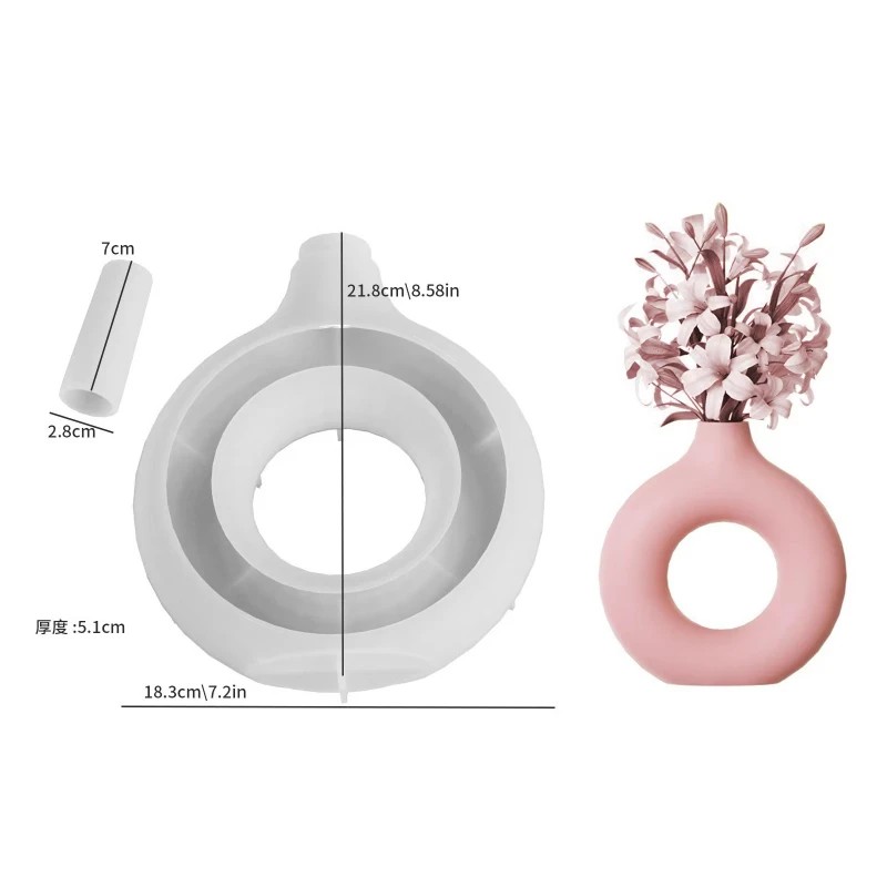 Silicone Mold for Vases Resin  - đánh giá và giá Potsticker Mold