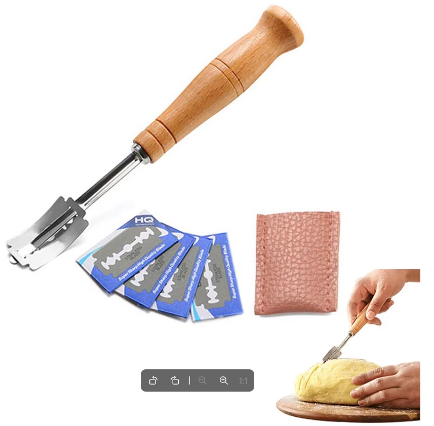 Kitchen Bread Cutter Set Cake  - đánh giá và giá Danish Pancake Pan