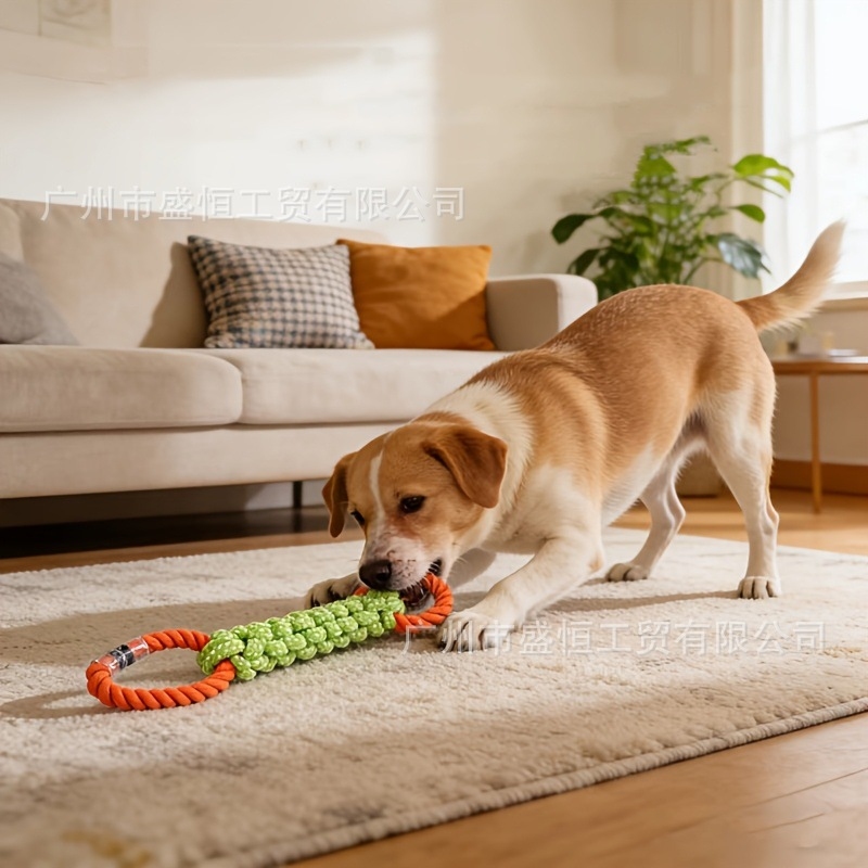 Pet toy cotton rope double-rin - đánh giá và giá Corn Dog Stick