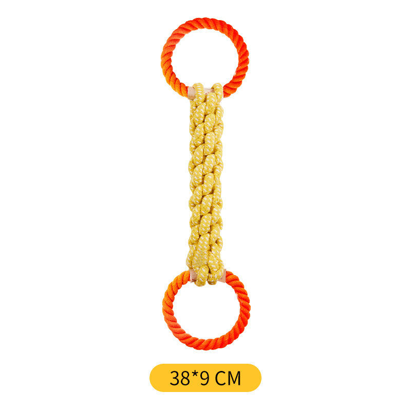 Pet toy cotton rope double-rin - đánh giá và giá Corn Dog Stick