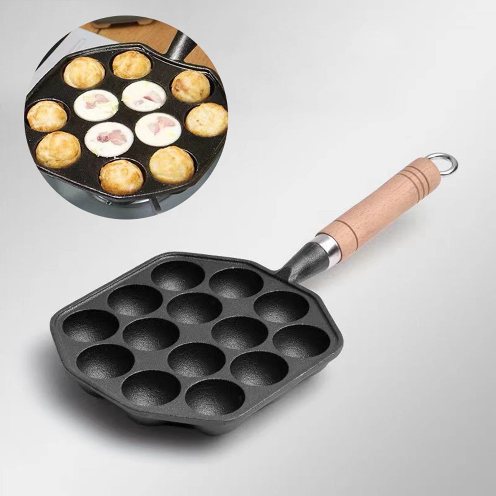 14 Holes Takoyaki Pan Nonstick - đánh giá và giá Takoyaki Grill Plate