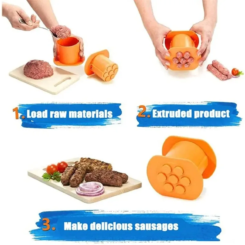 One Press Cevapcici Maker Kitc - đánh giá và giá Hot Dog Press