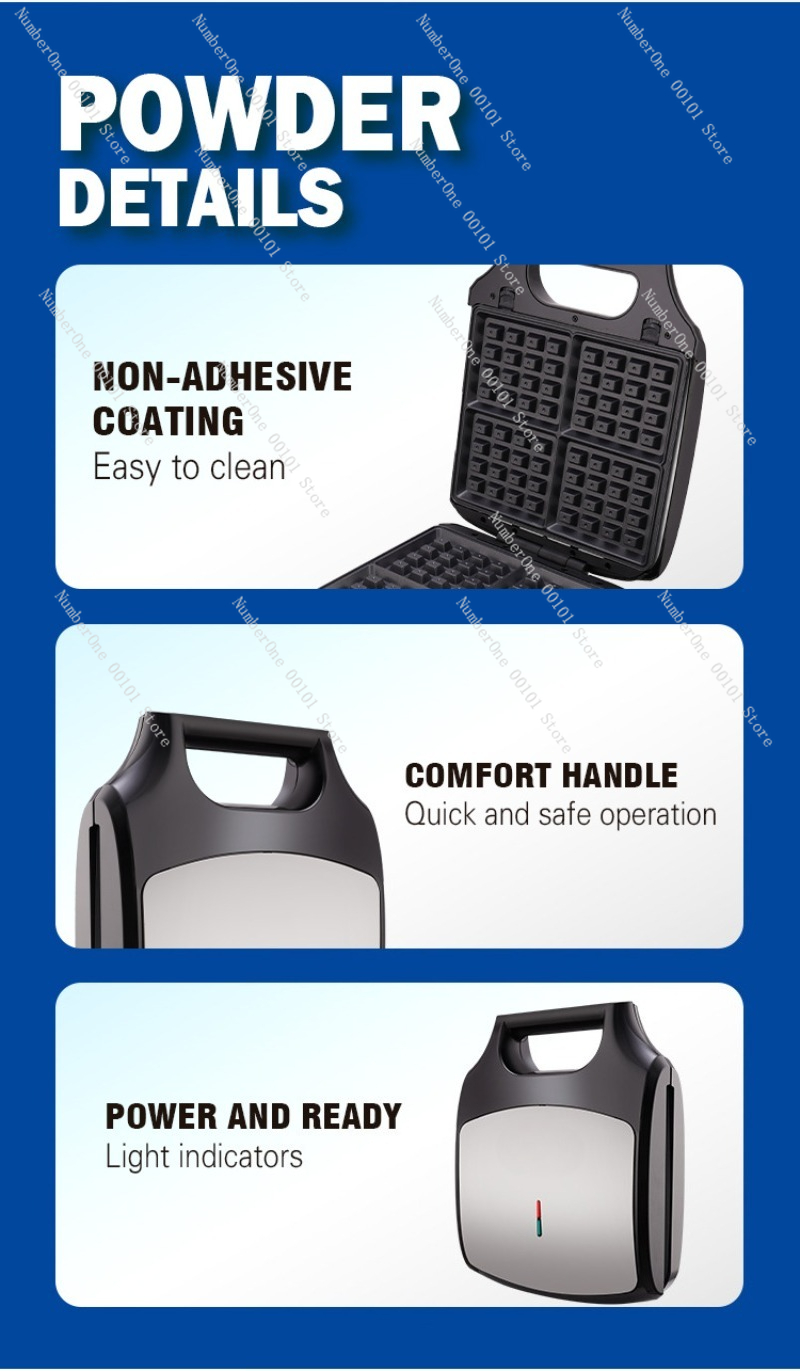 Household Small Multipurpose 3 - đánh giá và giá Waffle Cone Maker