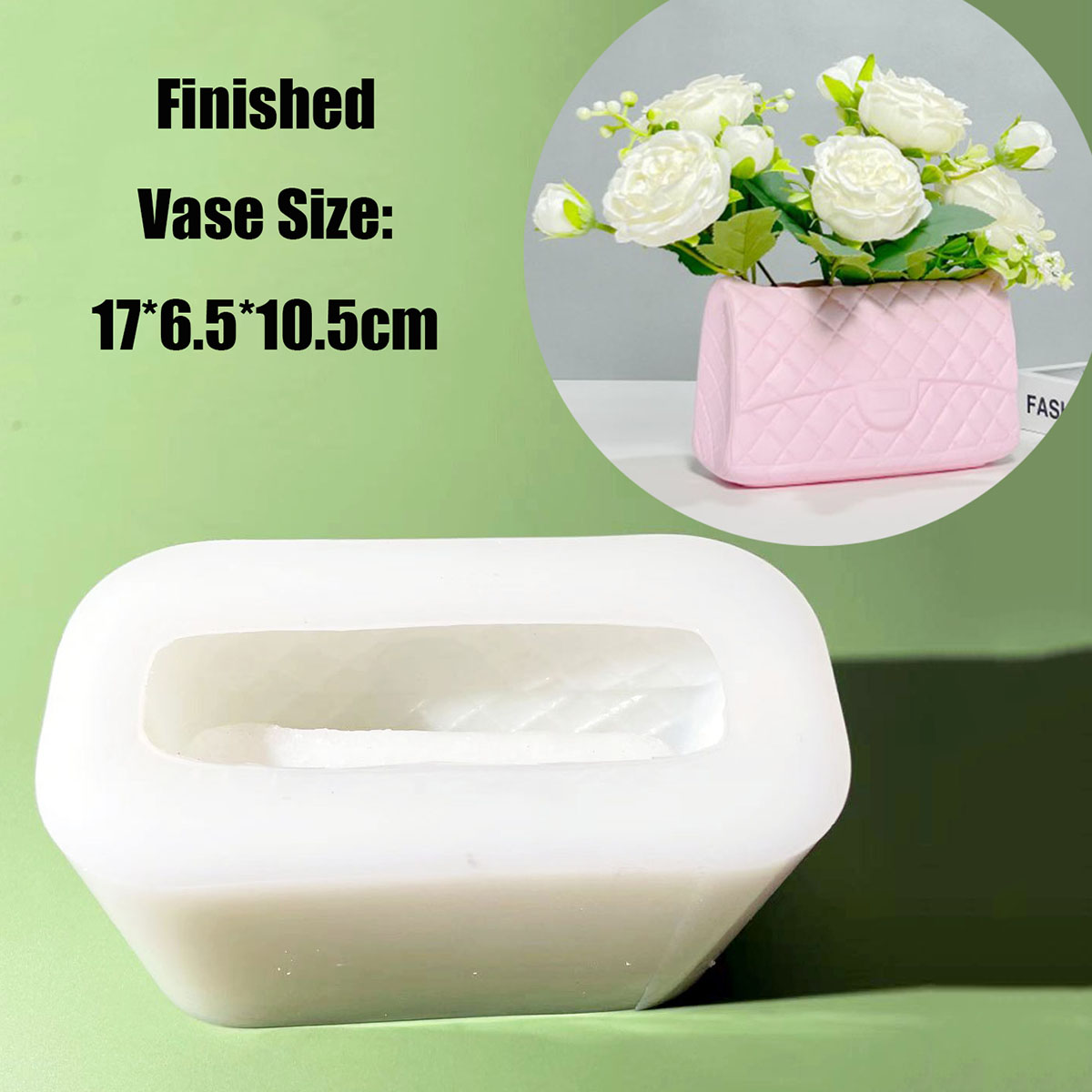 Luxury Handbag Vase Silicone M - đánh giá và giá Potsticker Mold