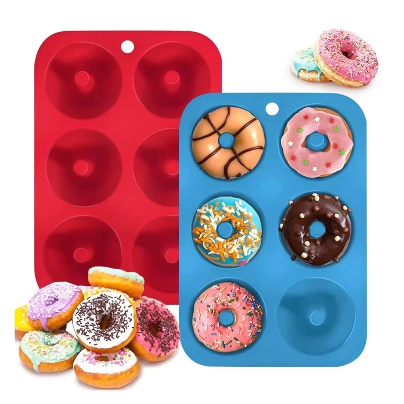 6 Holes Silicone Donut Mold Ba - đánh giá và giá Donut Mold Silicone