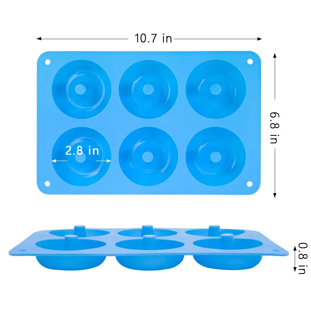 6 Holes Silicone Donut Mold Ba - đánh giá và giá Donut Mold Silicone