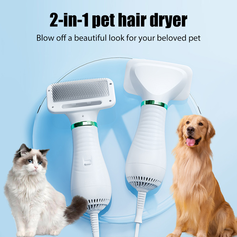 2-in-1 Pet Hair Dryer Grooming - đánh giá và giá Hot Dog Press