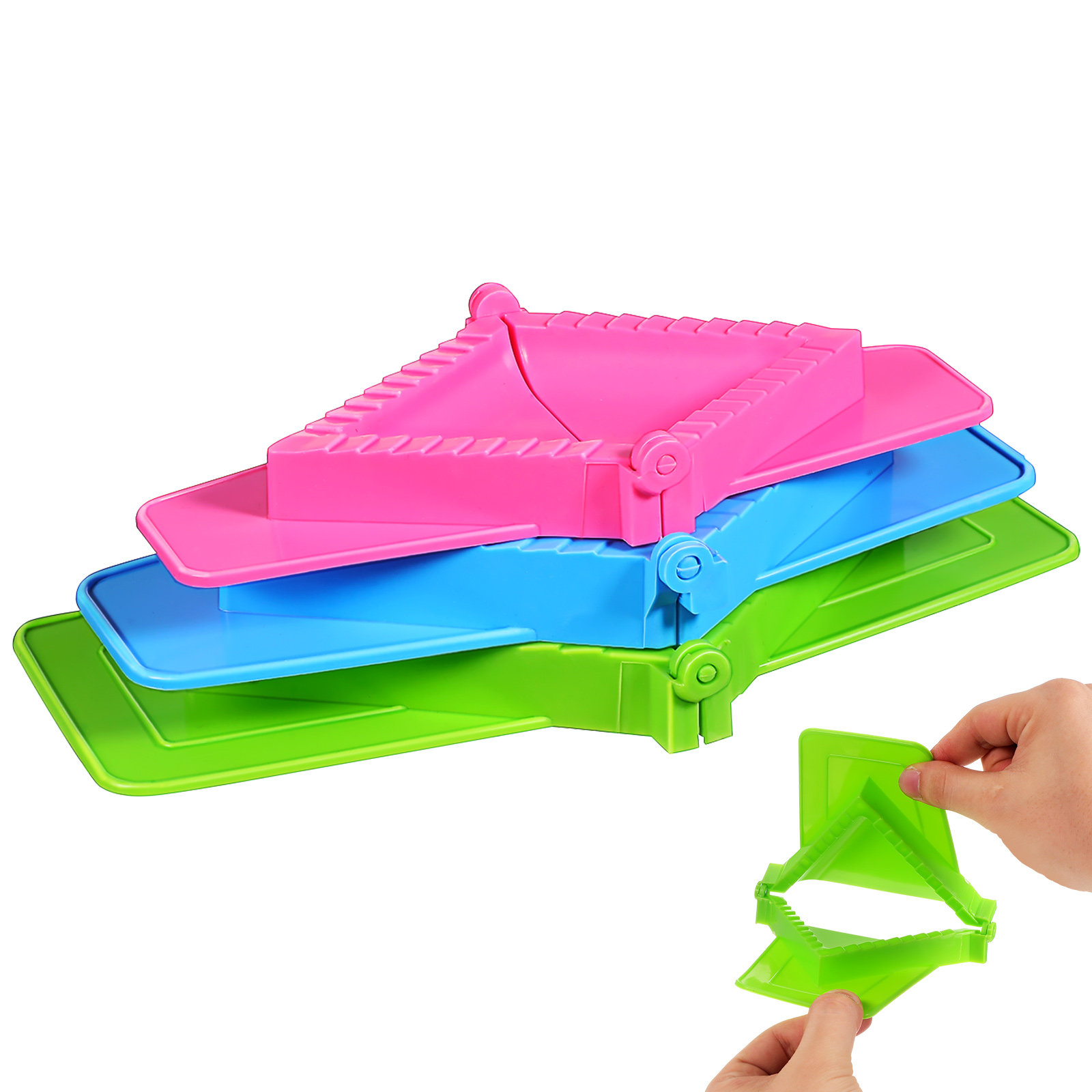 3Pcs Dumpling Mold Plastic Set - đánh giá và giá Dumpling Press Set