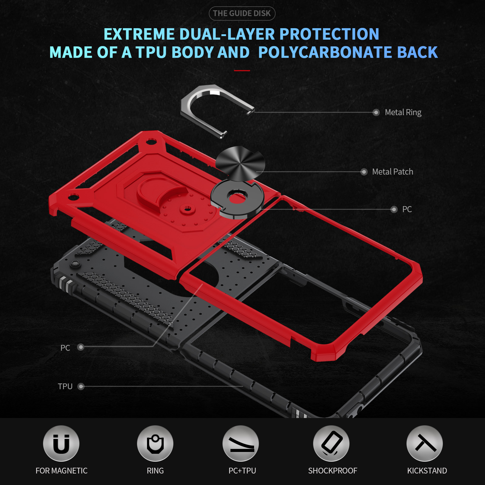 Military-grade Shockproof Phon - đánh giá và giá Taco Stand Holder