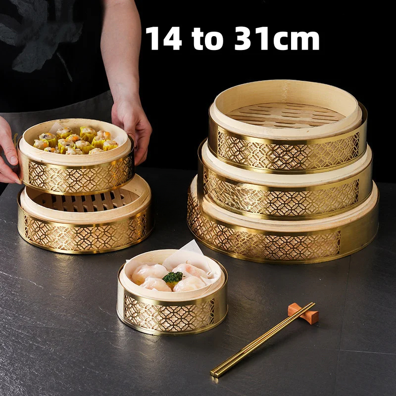 Chinese Bamboo Dimsum Lid Dump - đánh giá và giá Bao Steamer Bamboo