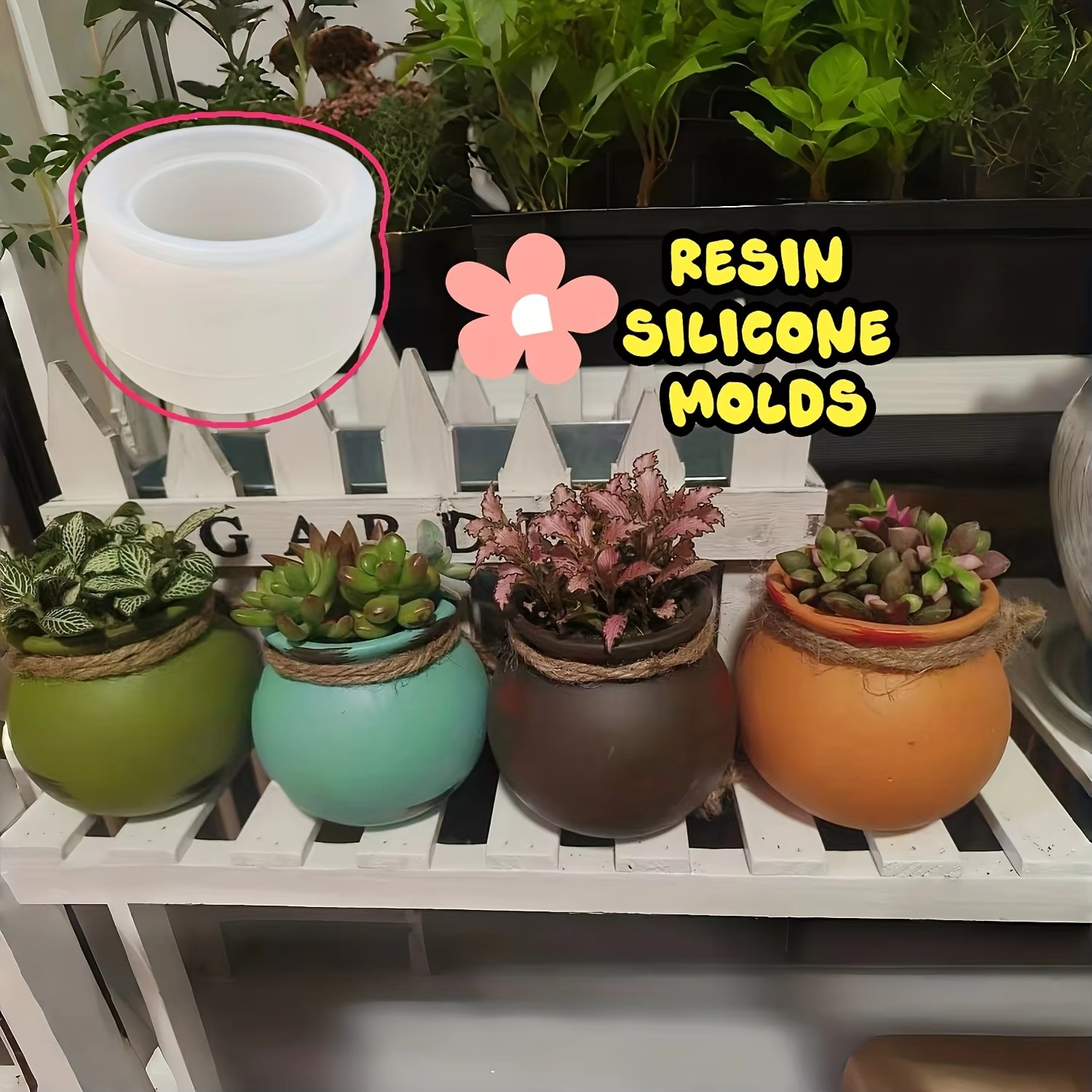 Silicone Flower Pot Molds, Res - đánh giá và giá Potsticker Mold