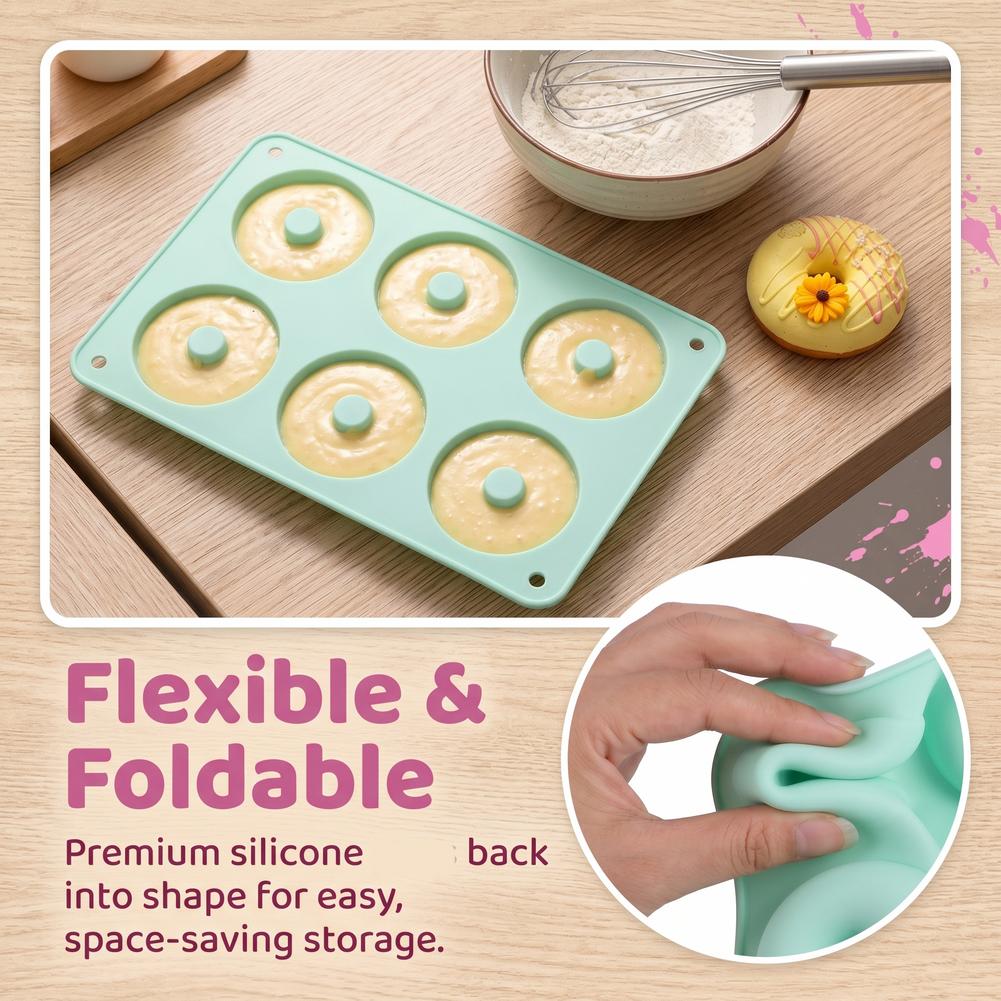 1PC Silicone Donut Mold Baking - đánh giá và giá Donut Mold Silicone