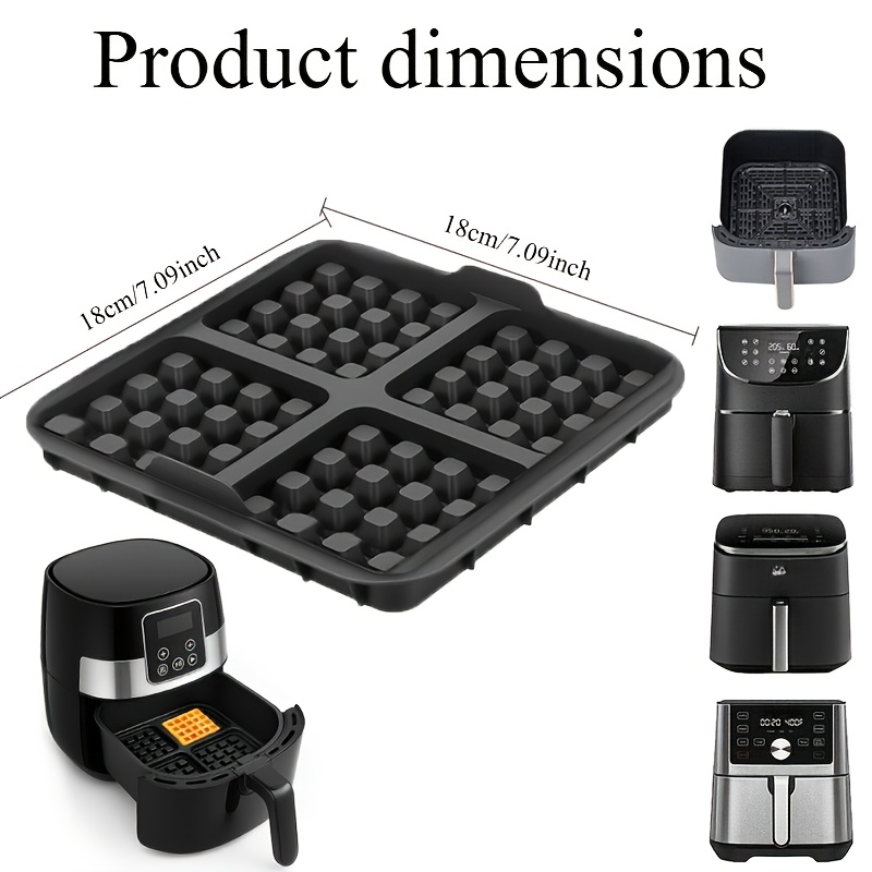 Square Waffle Mold, Non-Stick  - đánh giá và giá Mini Pancake Griddle
