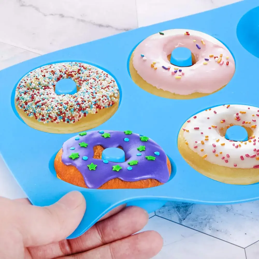 1/2pcs Silicone Muffins Donut  - đánh giá và giá Donut Mold Silicone