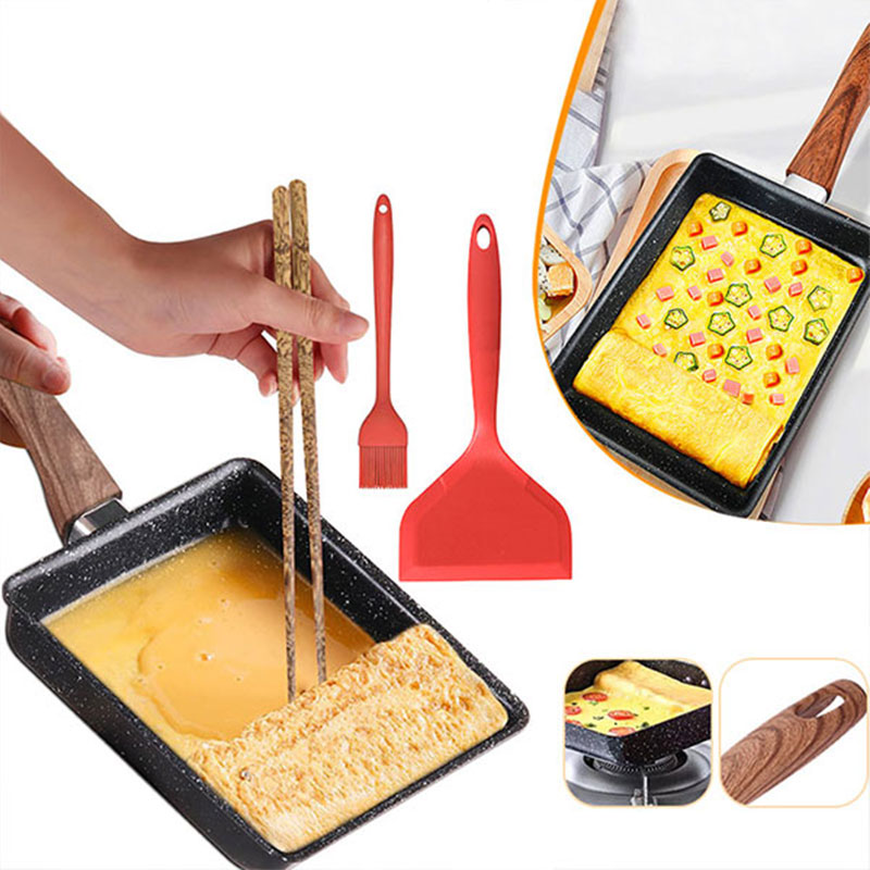 Tamagoyaki Japanese Omelette P - đánh giá và giá Egg Waffle Pan