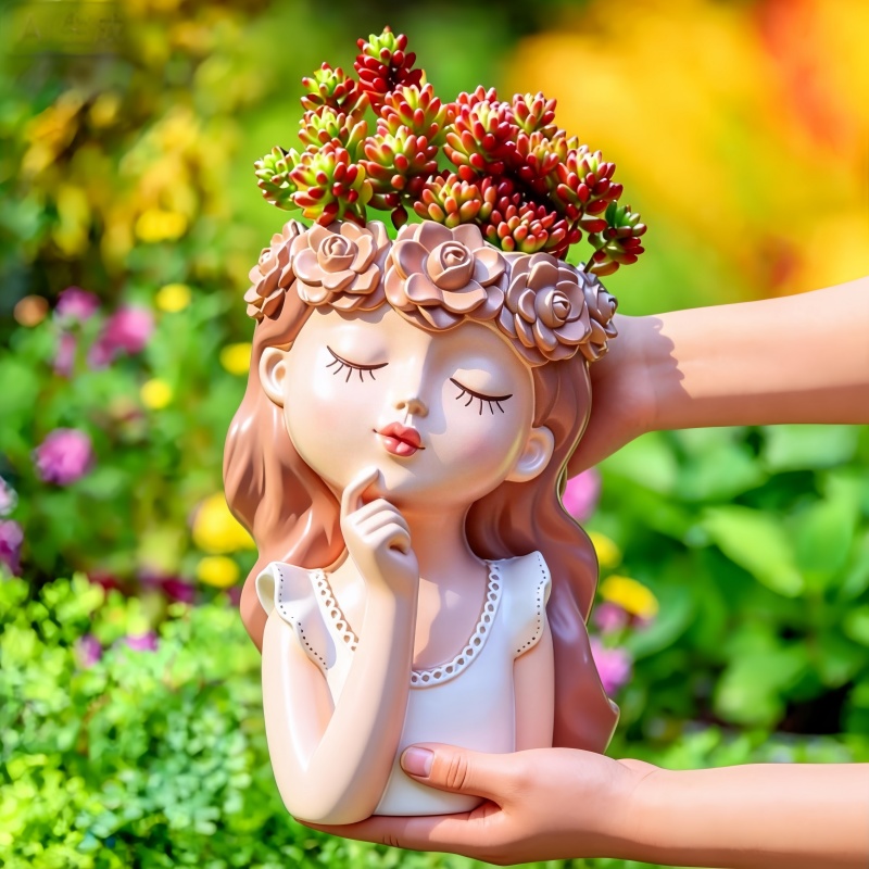 Large Fairy Girl Flower Pot Si - đánh giá và giá Potsticker Mold