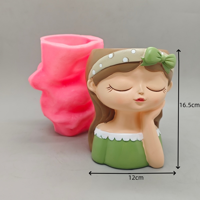 Silicone mold cute bow girl fl - đánh giá và giá Potsticker Mold