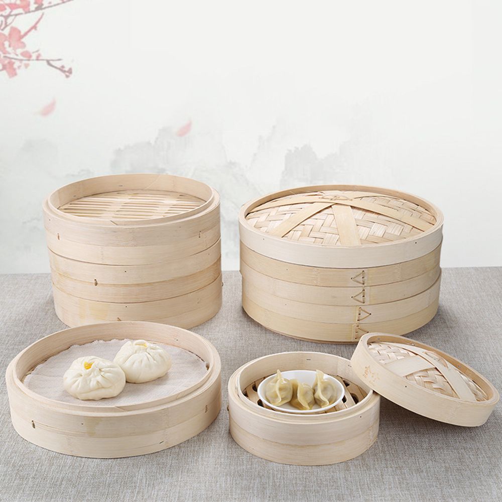 Handle Steam Basket Makes Tast - đánh giá và giá Bao Steamer Bamboo