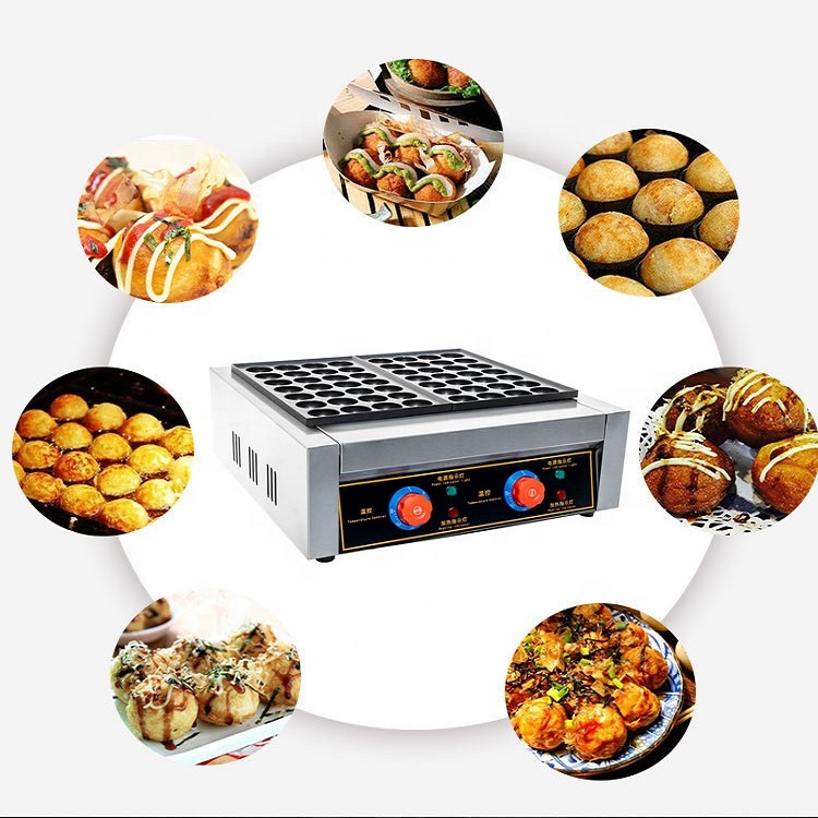 Electric fish ball grill, two- - đánh giá và giá Takoyaki Grill Plate