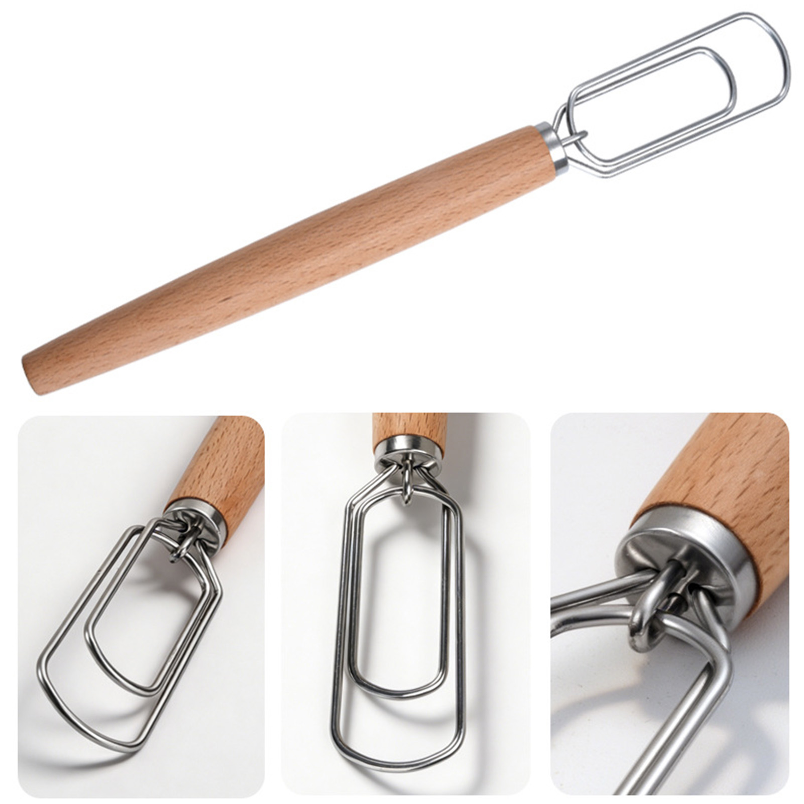 1pc Sourdough Whisk 430 Stainl - đánh giá và giá Danish Pancake Pan