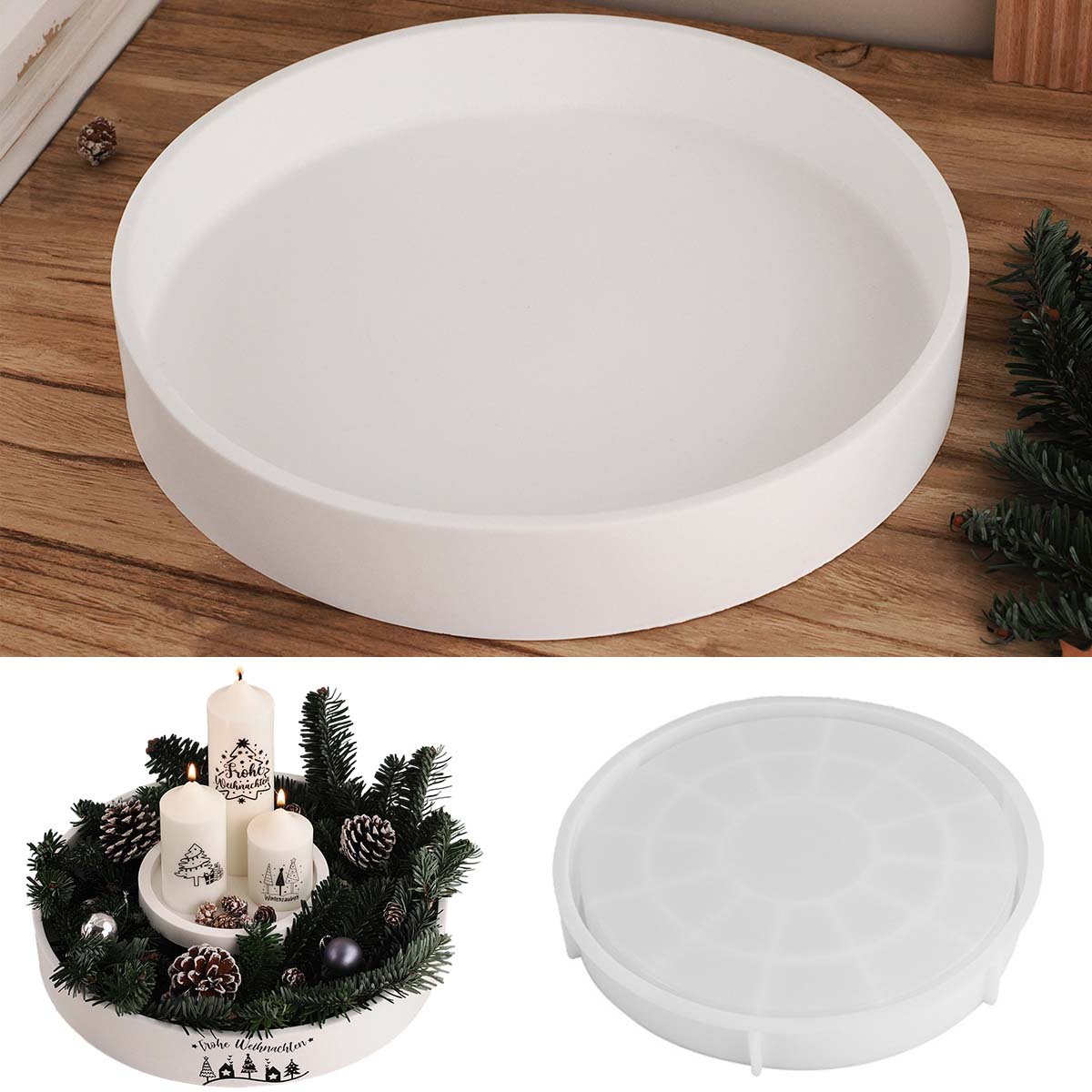 Concrete Round Candle Bowl Ves - đánh giá và giá Potsticker Mold