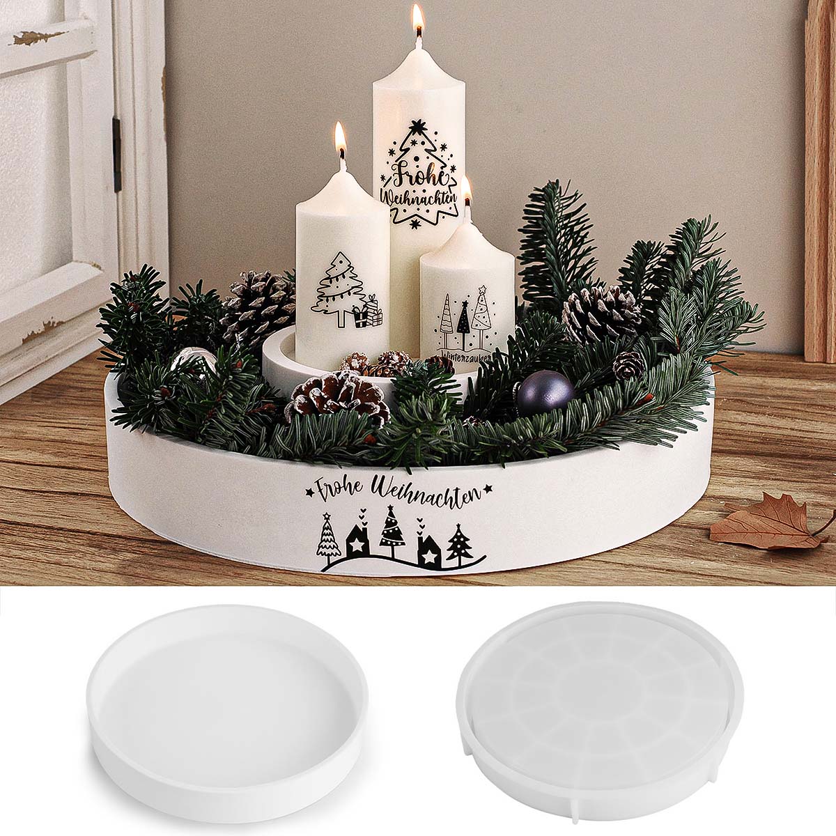Concrete Round Candle Bowl Ves - đánh giá và giá Potsticker Mold