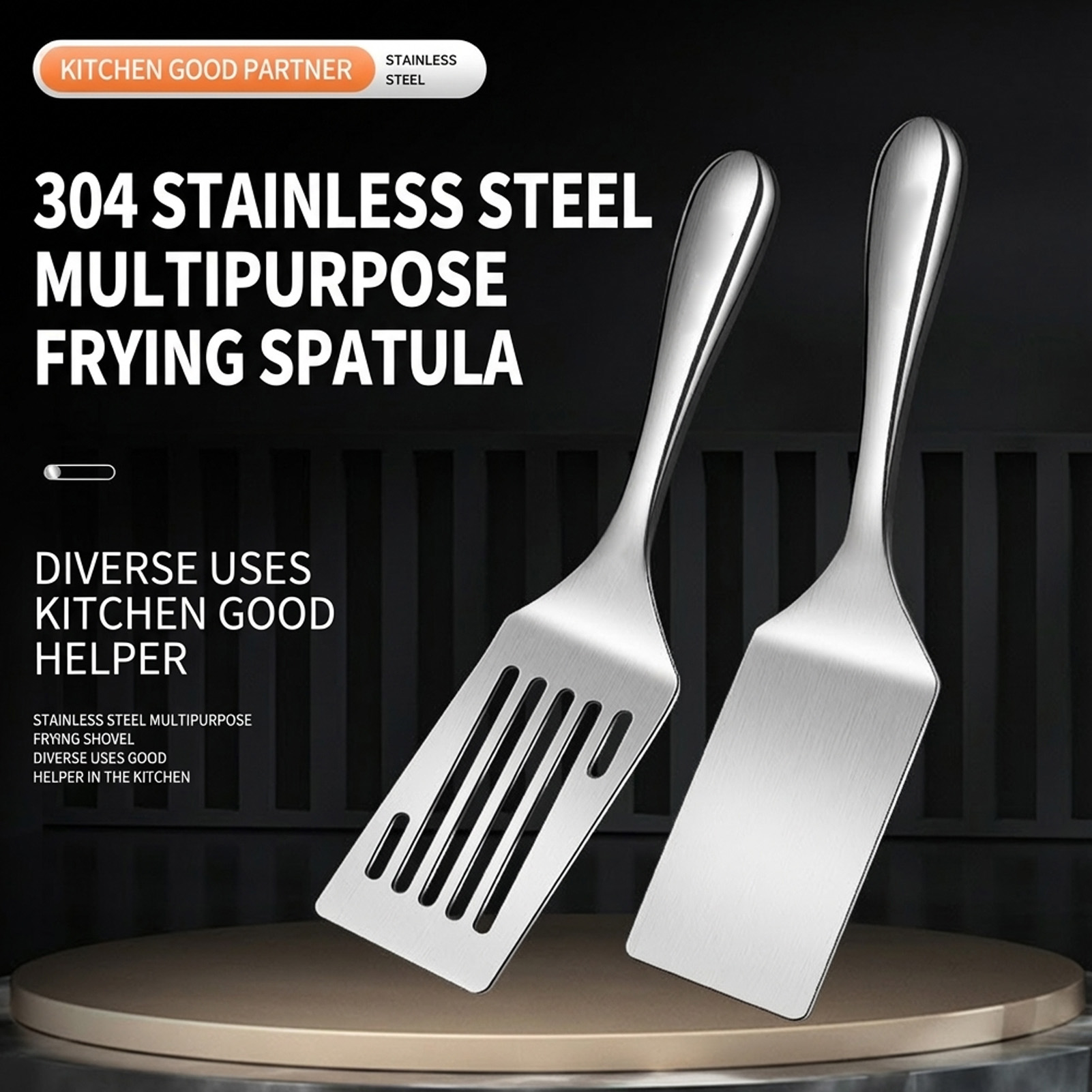 Stainless Steel Spatula Short  - đánh giá và giá Okonomiyaki Spatula
