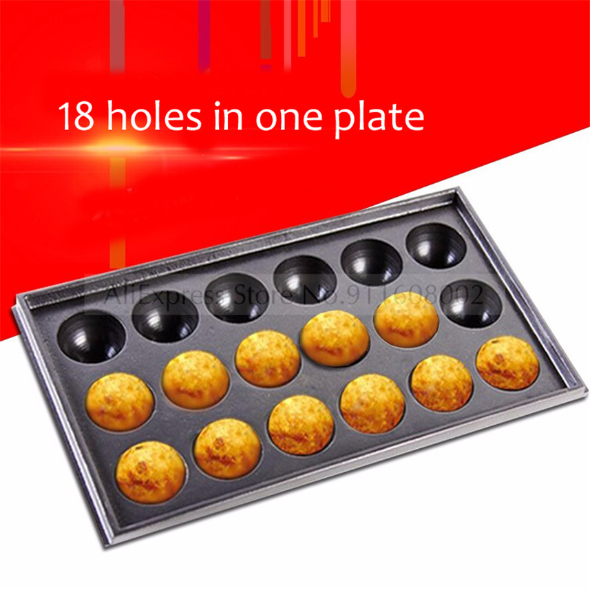 1 Piece Octopus Balls Plate No - đánh giá và giá Takoyaki Grill Plate