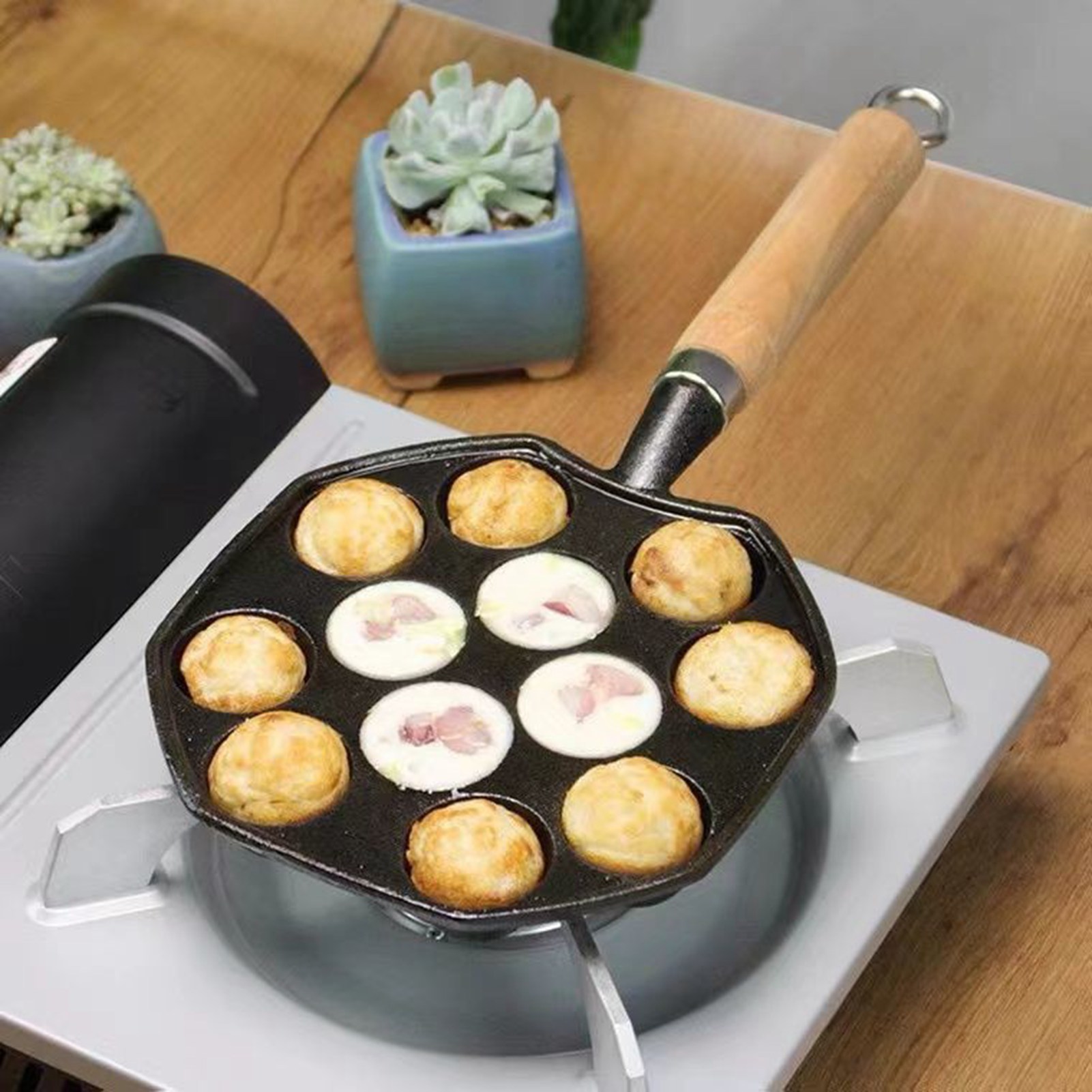 Takoyaki Grill Pan Easy To Cle - đánh giá và giá Takoyaki Grill Plate