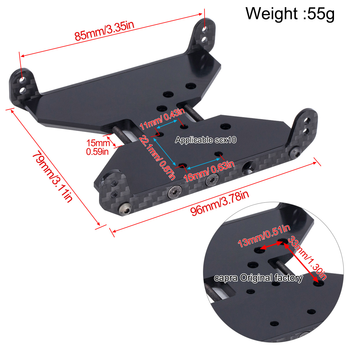 Carbon Fiber Chassis Skid Plat - đánh giá và giá Crepe Pan Carbon