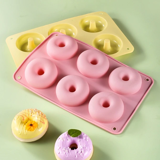 Multi Cavity Heat Resistant Si - đánh giá và giá Donut Mold Silicone