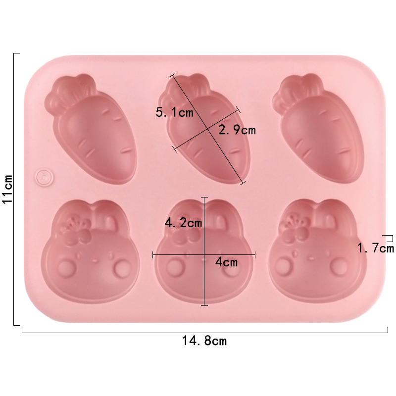 Cartoon Silicone Mold Rabbit C - đánh giá và giá Bunny Cake Mold