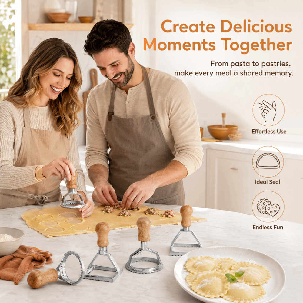 7PCS Individual Upright Raviol - đánh giá và giá Dumpling Press Set