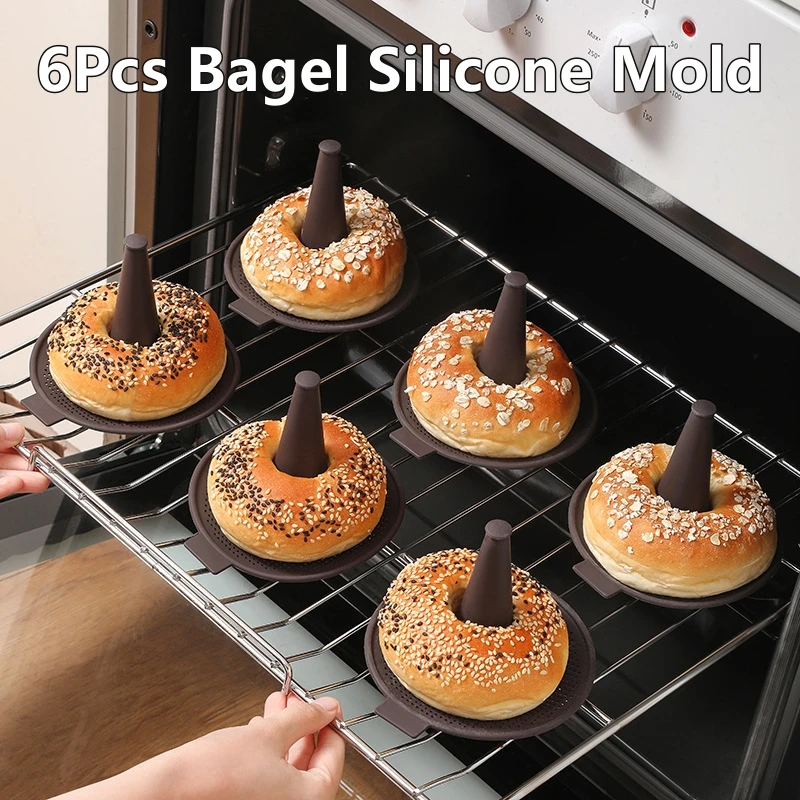 6Pcs Bagel Tools Silicone Mold - đánh giá và giá Donut Mold Silicone