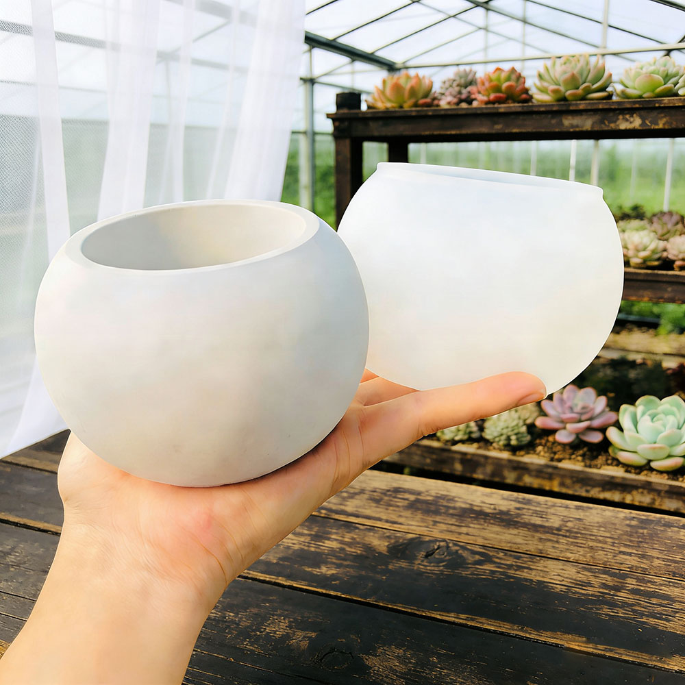 Spherical Flowerpot Silicone M - đánh giá và giá Potsticker Mold