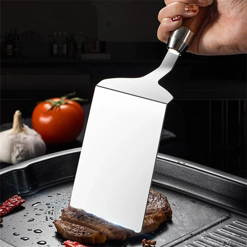 Stainless Steel Square Head St - đánh giá và giá Okonomiyaki Spatula