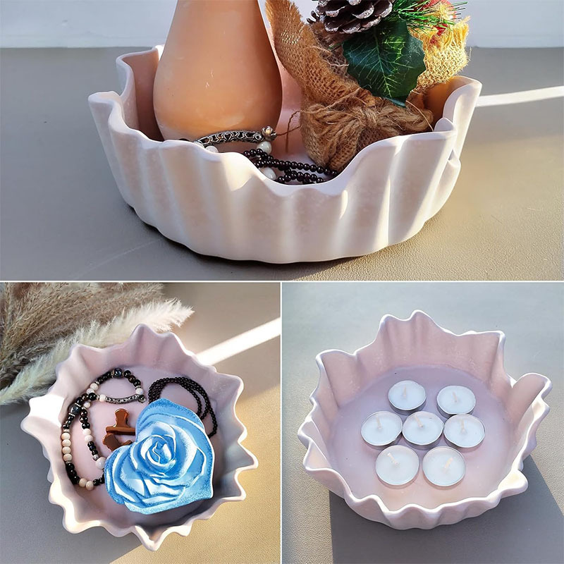 Lace Tray Fruit Tray DIY Gypsu - đánh giá và giá Potsticker Mold